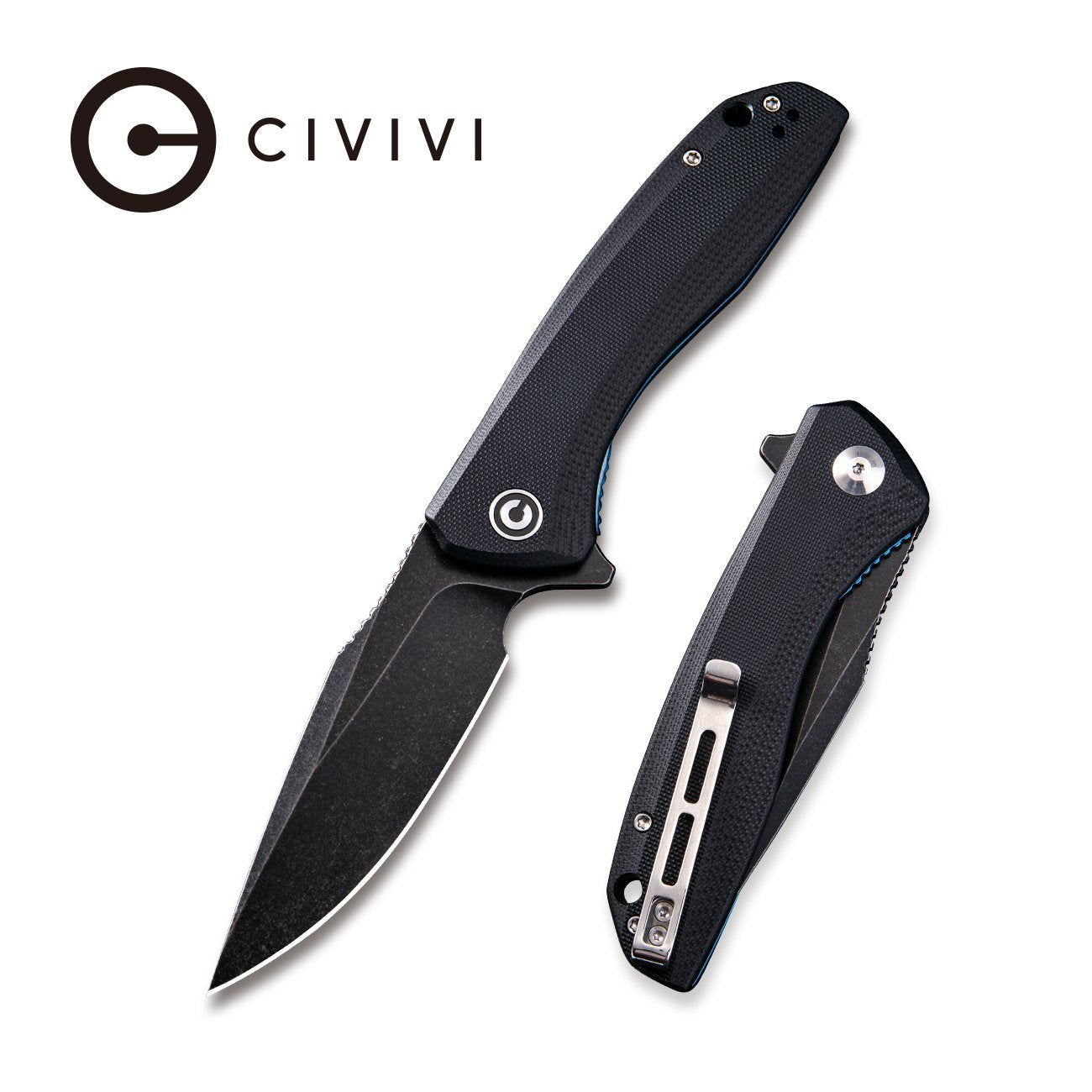 CIVIVI Baklash 9Cr18MoV钢 G10柄 C801H 黑色 365