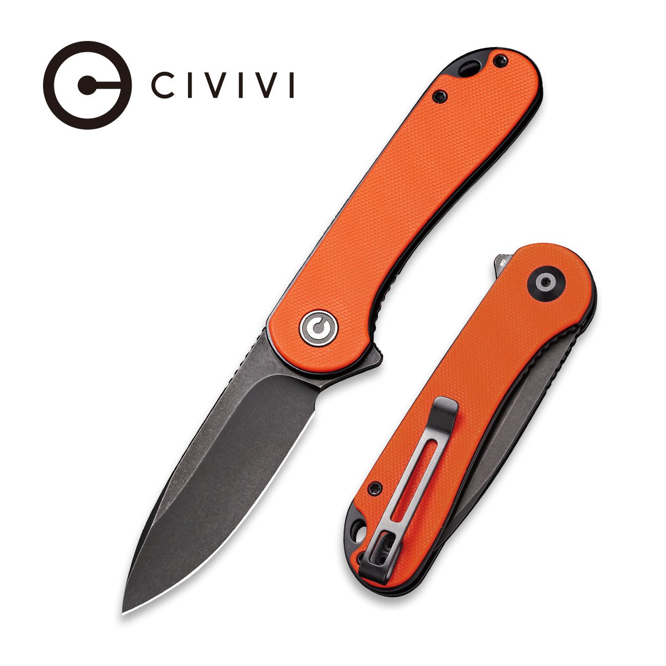 CIVIVI Elementum D2钢 G10柄 C907Y 橙色 431