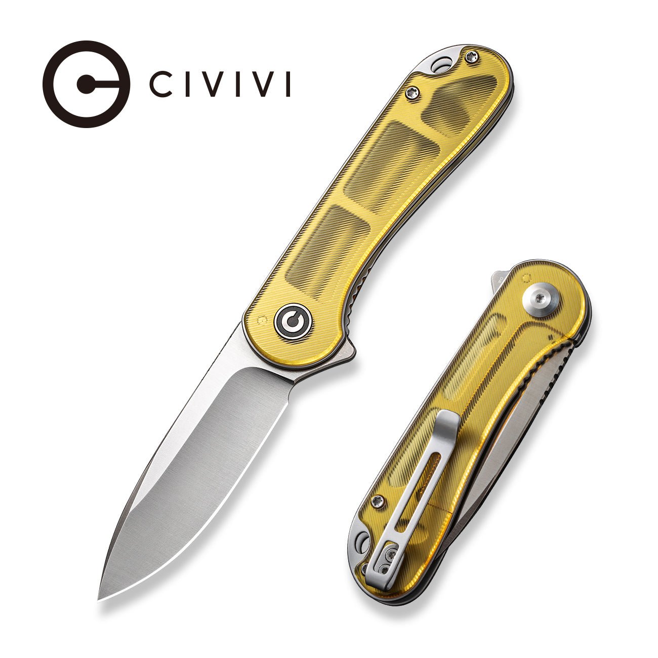 🔥 CIVIVI Elementum D2钢 Ultem柄 C907A-4 琥珀色 526