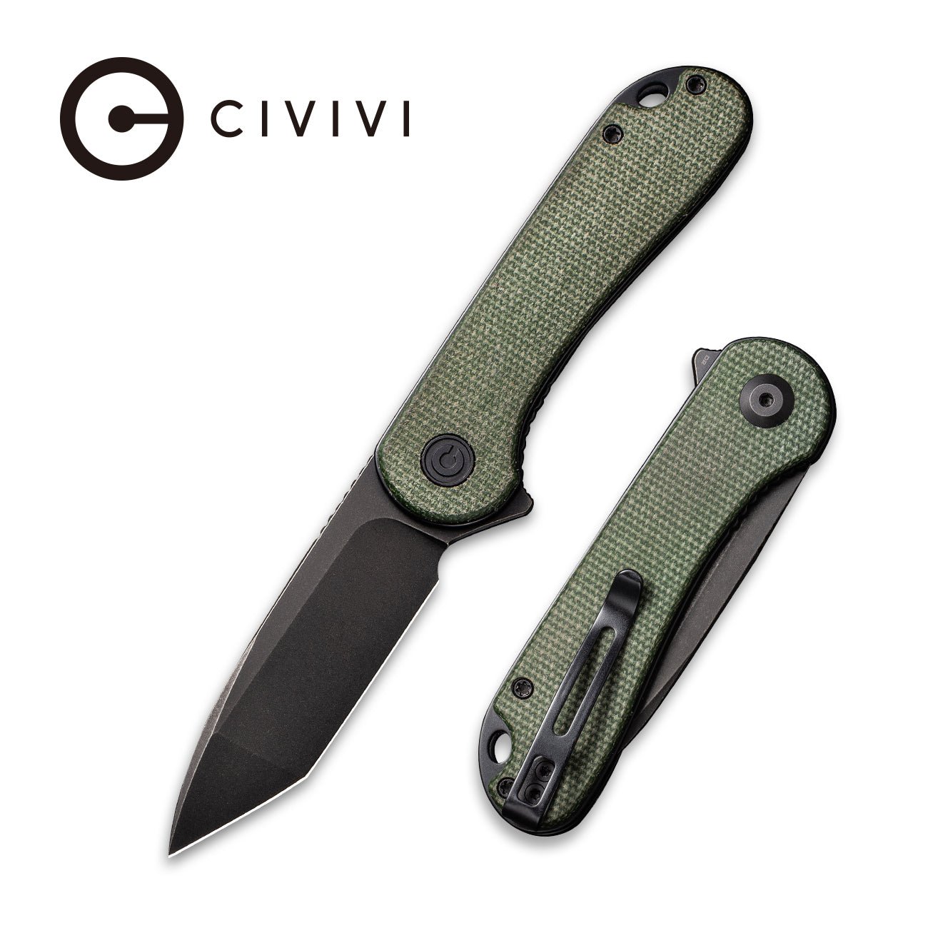 CIVIVI Elementum D2钢 米卡塔柄 C907T-E
