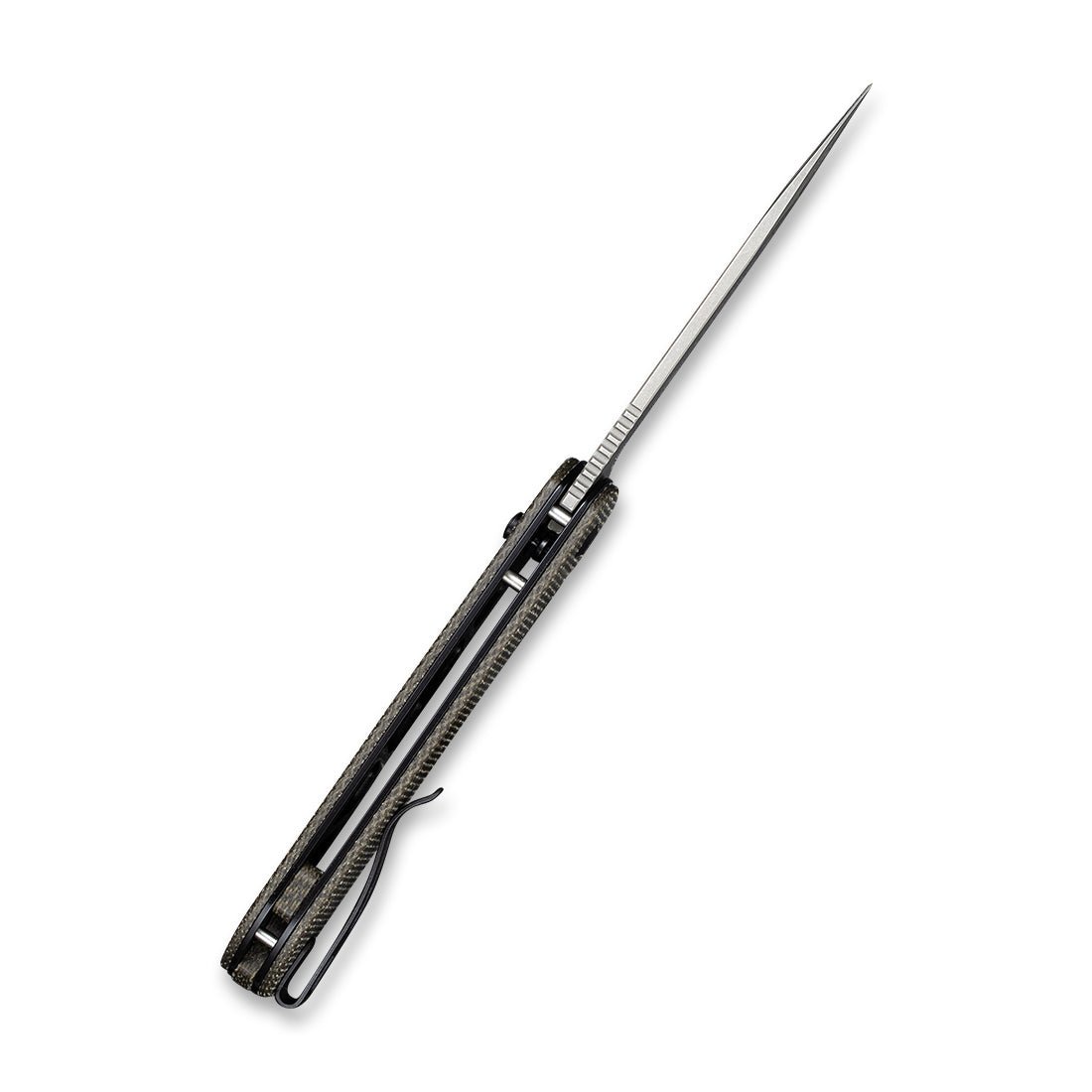 CIVIVI Button Lock Elementum 14C28N钢 米卡塔柄 C2103C 绿色 569