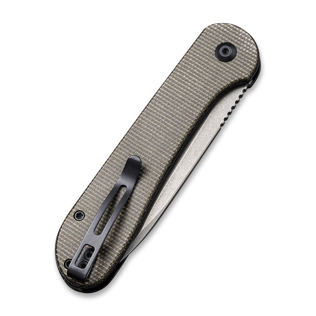 CIVIVI Button Lock Elementum 14C28N钢 米卡塔柄 C2103C 绿色 569