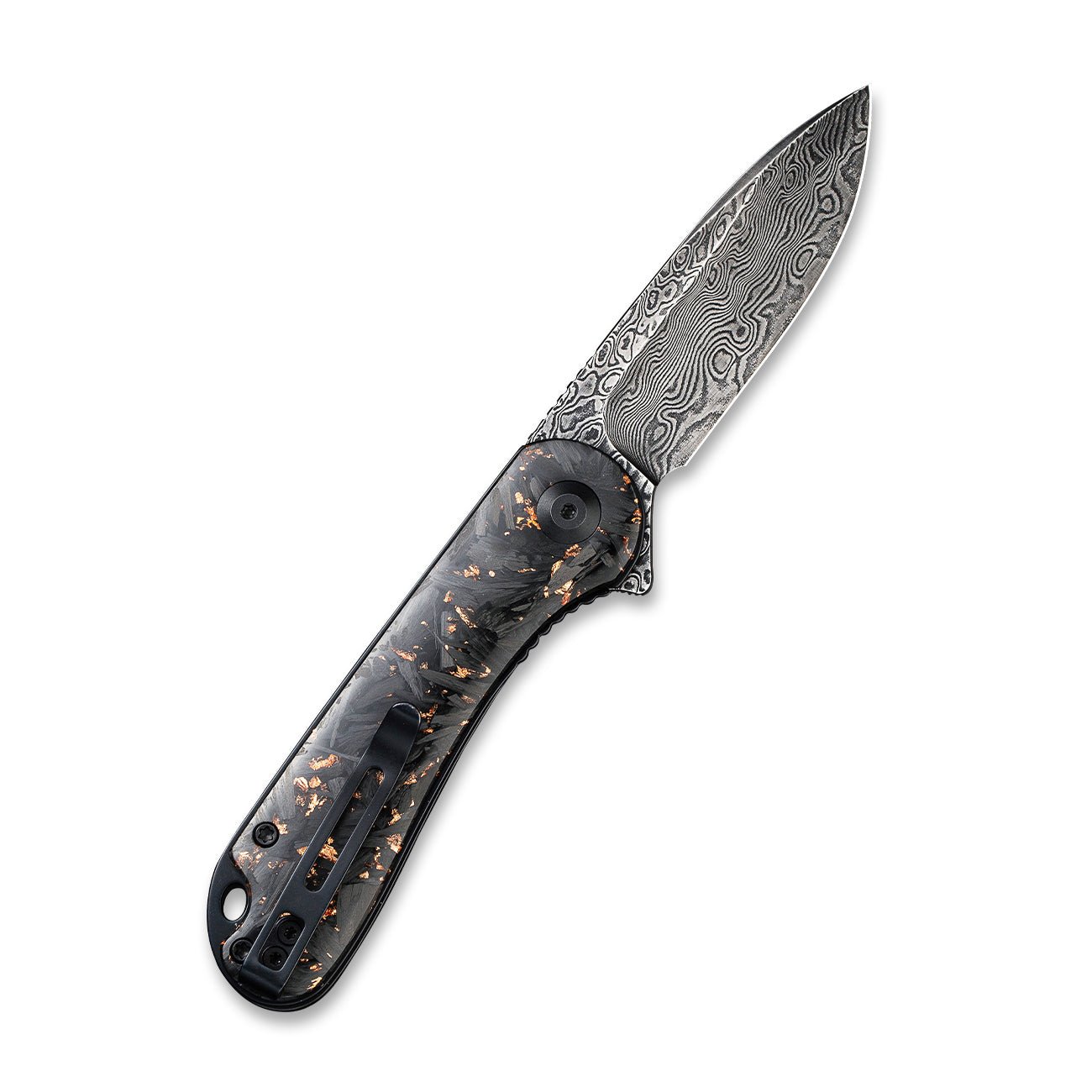 CIVIVI Elementum 大马士革钢 碳纤维柄 C907C-DS3 黑色 840
