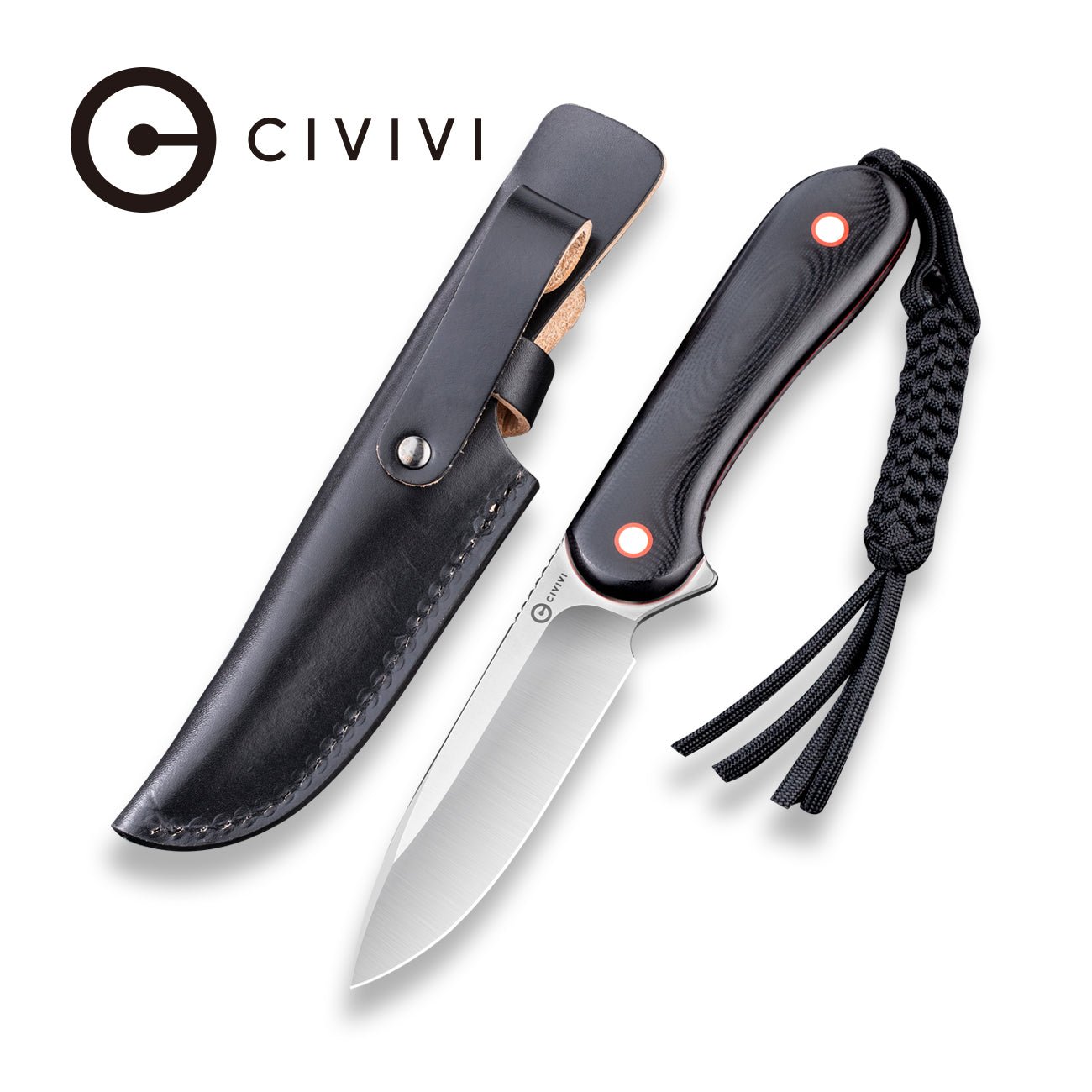 CIVIVI Elementum Fixed Blade 10Cr15CoMoV钢 G10柄 C2104A 黑色 726