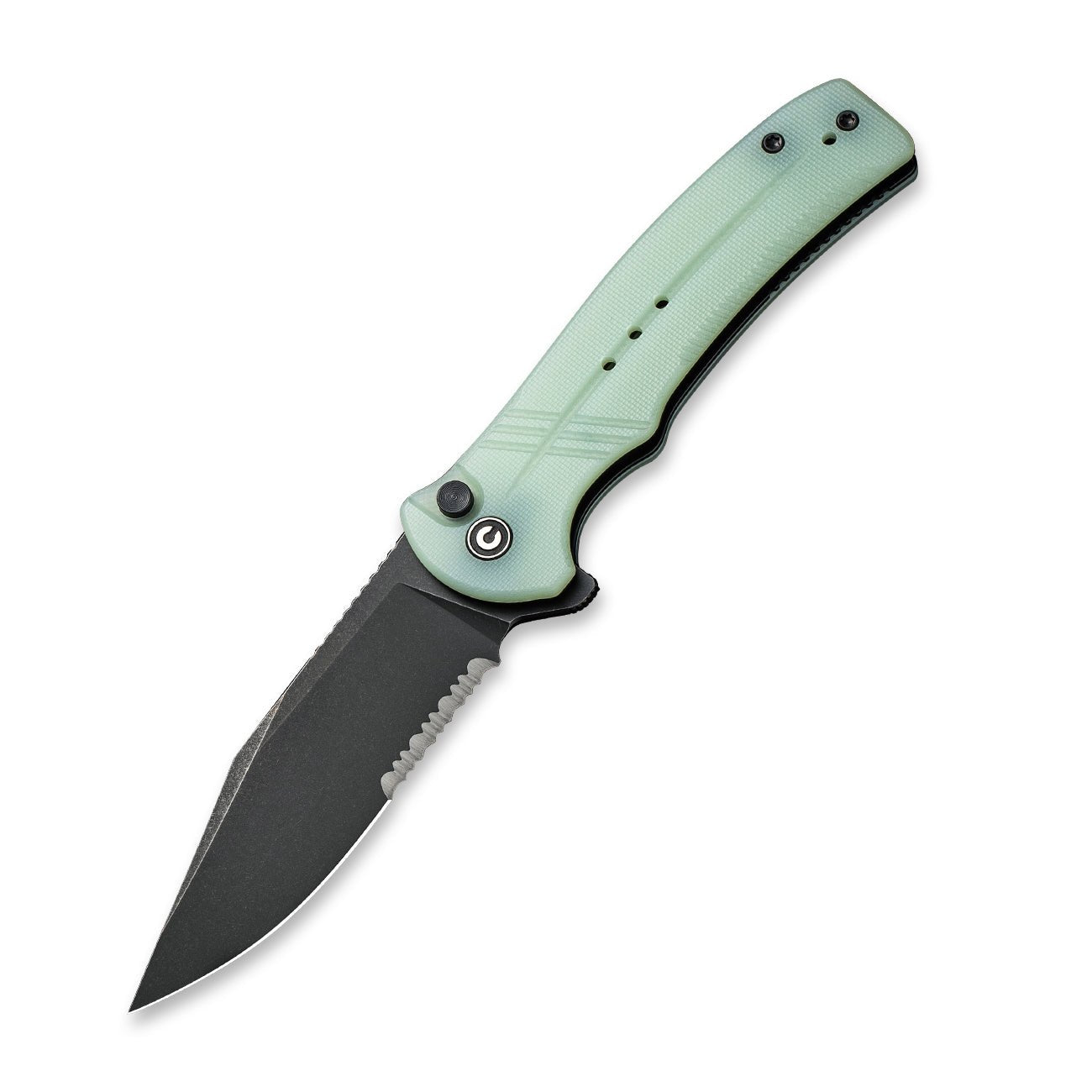 CIVIVI Cogent Button Lock 14C28N钢 G10柄 C20038E-3 玉色 597