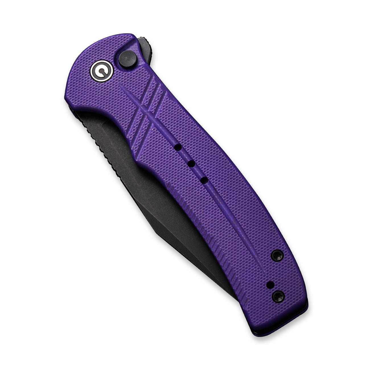 CIVIVI Cogent Button Lock 14C28N钢 G10柄 C20038D-2 紫色 597