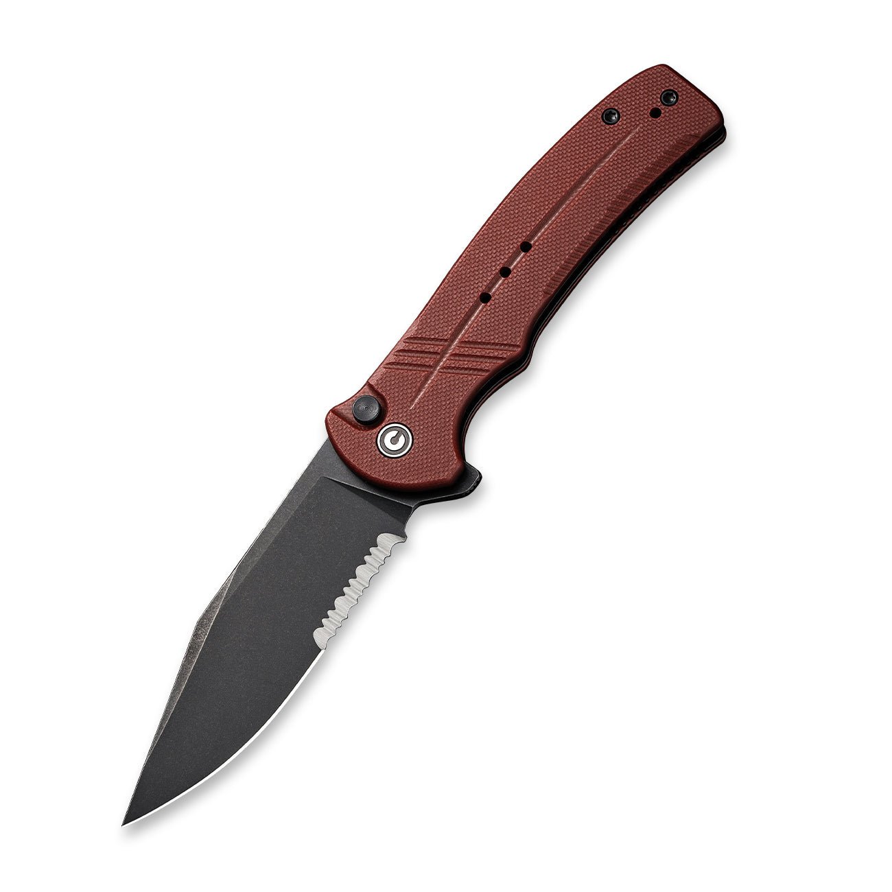 CIVIVI Cogent Button Lock 14C28N钢 G10柄 C20038E-2 红色 602
