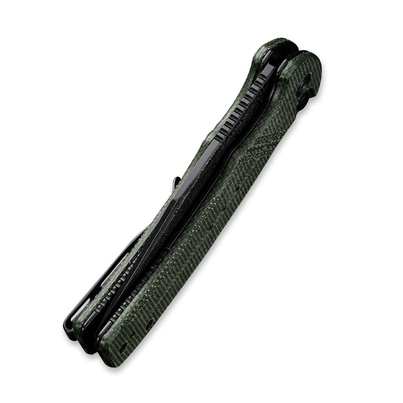 CIVIVI Cogent Button Lock 大马士革钢 米卡塔柄 C20038D-DS1 绿色 840