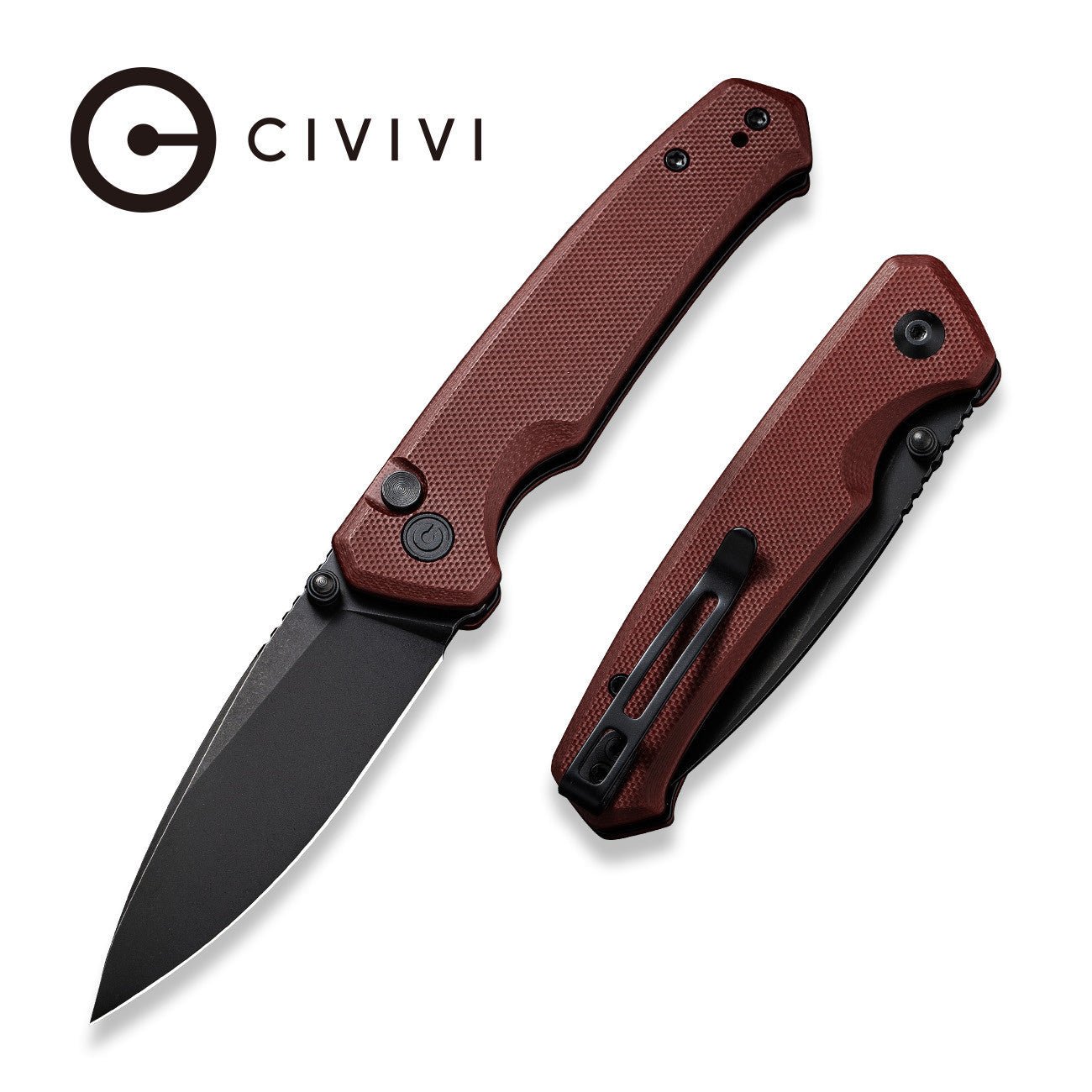 CIVIVI Altus Button Lock Nitro-V钢 G10柄 C20076-2 红色 621