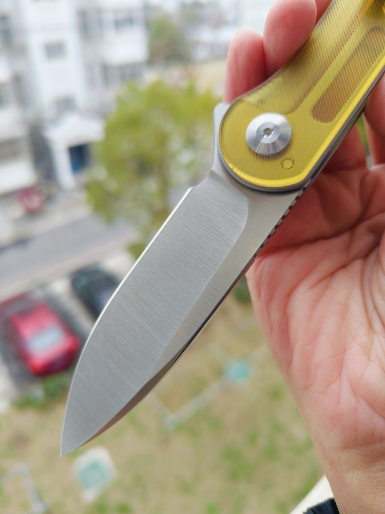 🔥 CIVIVI Elementum D2钢 Ultem柄 C907A-4 琥珀色 526