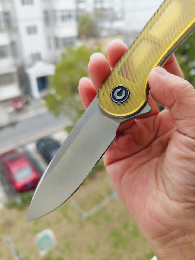 🔥 CIVIVI Elementum D2钢 Ultem柄 C907A-4 琥珀色 526