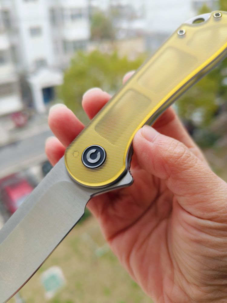 🔥 CIVIVI Elementum D2钢 Ultem柄 C907A-4 琥珀色 526