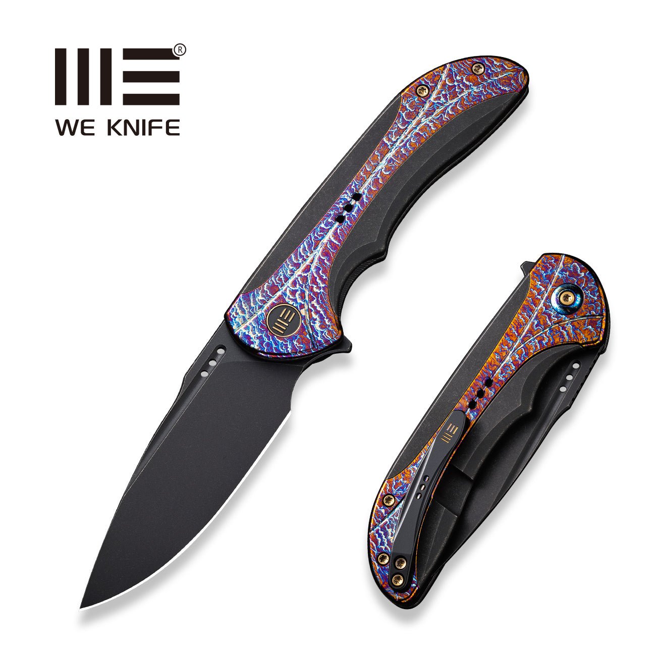WEKNIFE Equivik CPM-20CV钢 钛柄 WE23020-2 2336