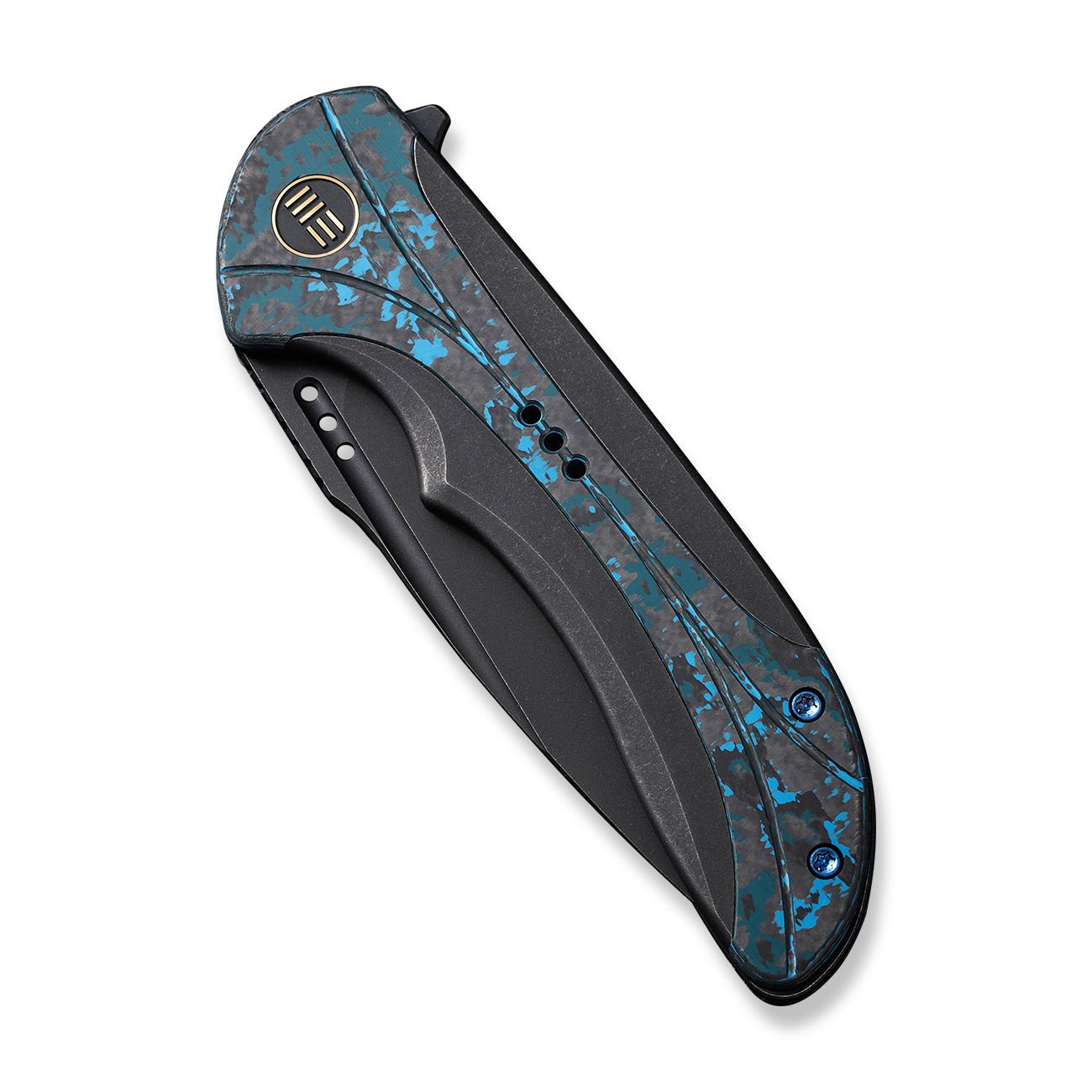 WEKNIFE Equivik CPM-20CV钢 钛+碳纤维柄 WE23020-4 2482