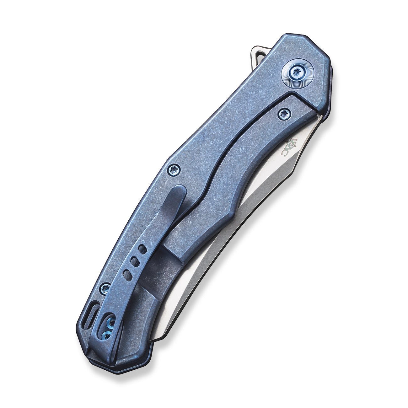 WEKNIFE RekkeR CPM-20CV钢 钛柄  WE22010G-4 蓝色 1935