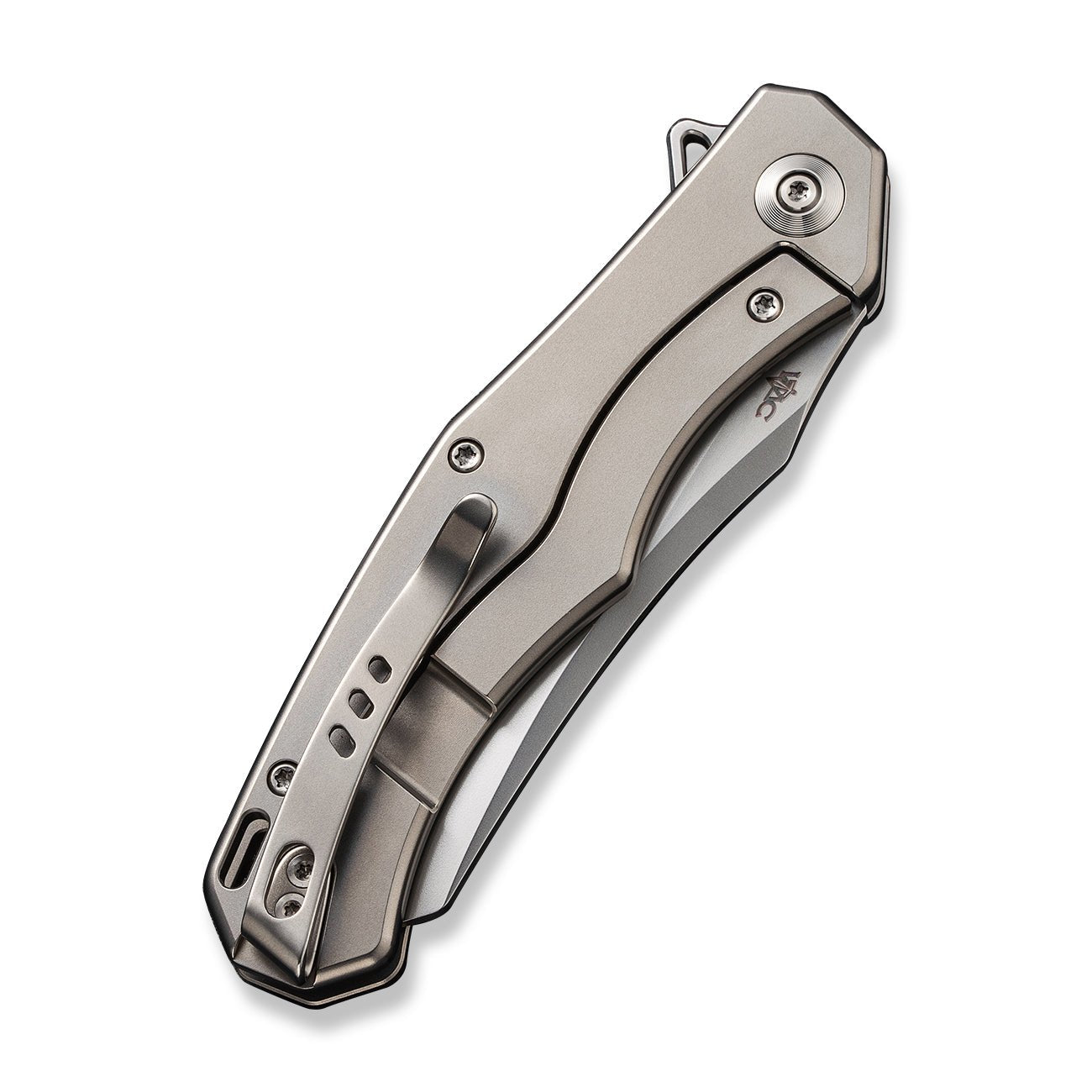 WEKNIFE RekkeR CPM-20CV钢 钛柄 WE22010G-2 灰色 2081