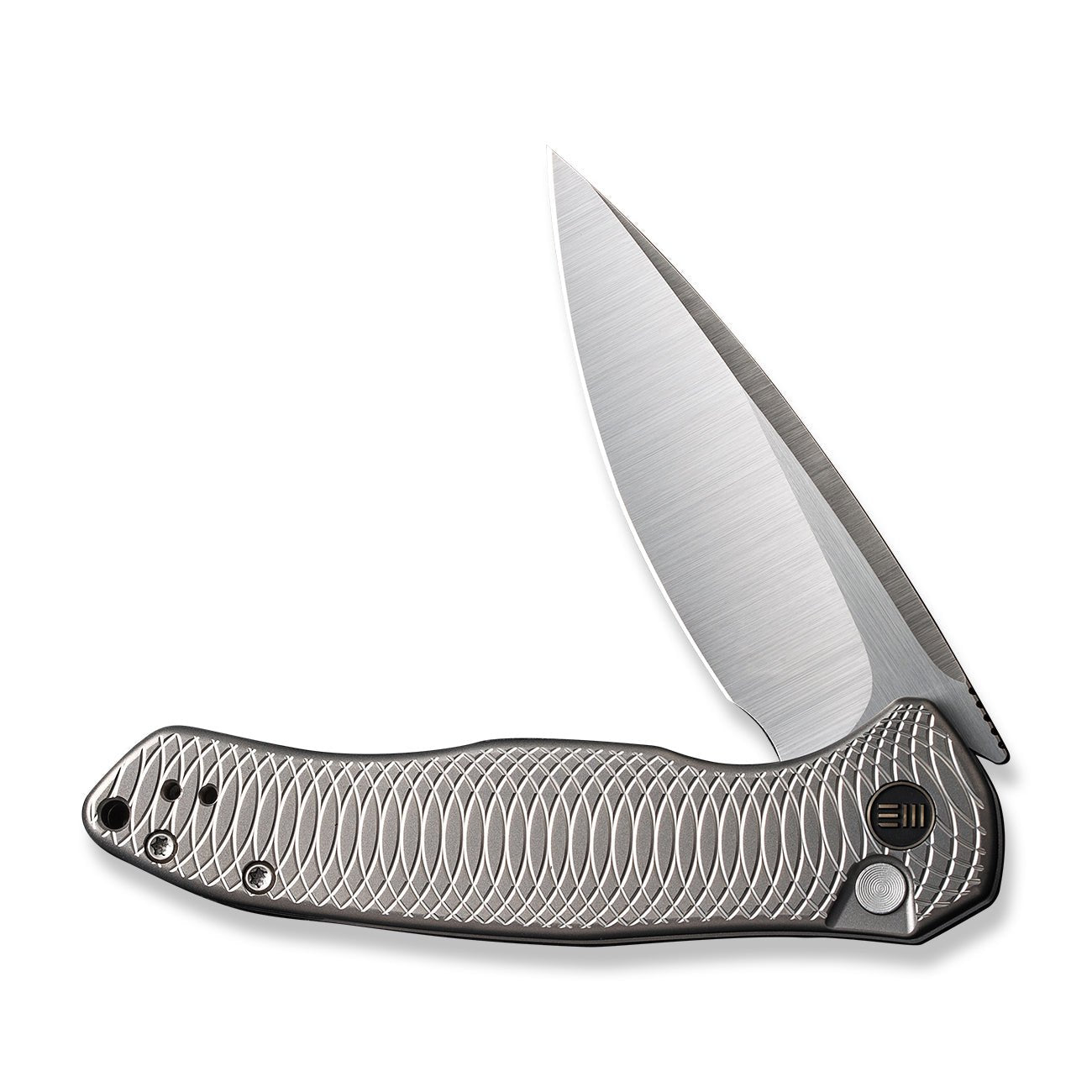 WEKNIFE Button Lock Kitefin CPM-20CV钢 钛柄 WE19002M-2 灰色 2146 限量版