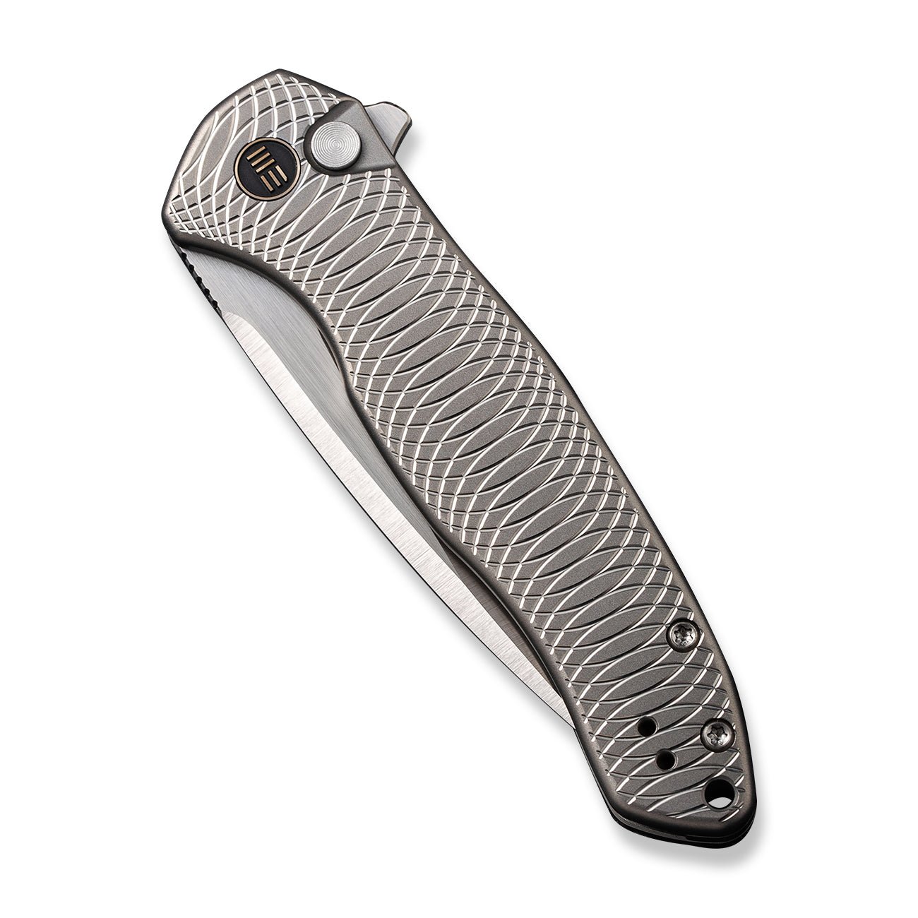 WEKNIFE Button Lock Kitefin CPM-20CV钢 钛柄 WE19002M-2 灰色 2146 限量版