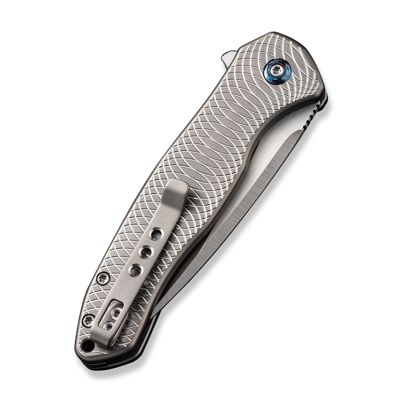 WEKNIFE Button Lock Kitefin CPM-20CV钢 钛柄 WE19002M-2 灰色 2146 限量版