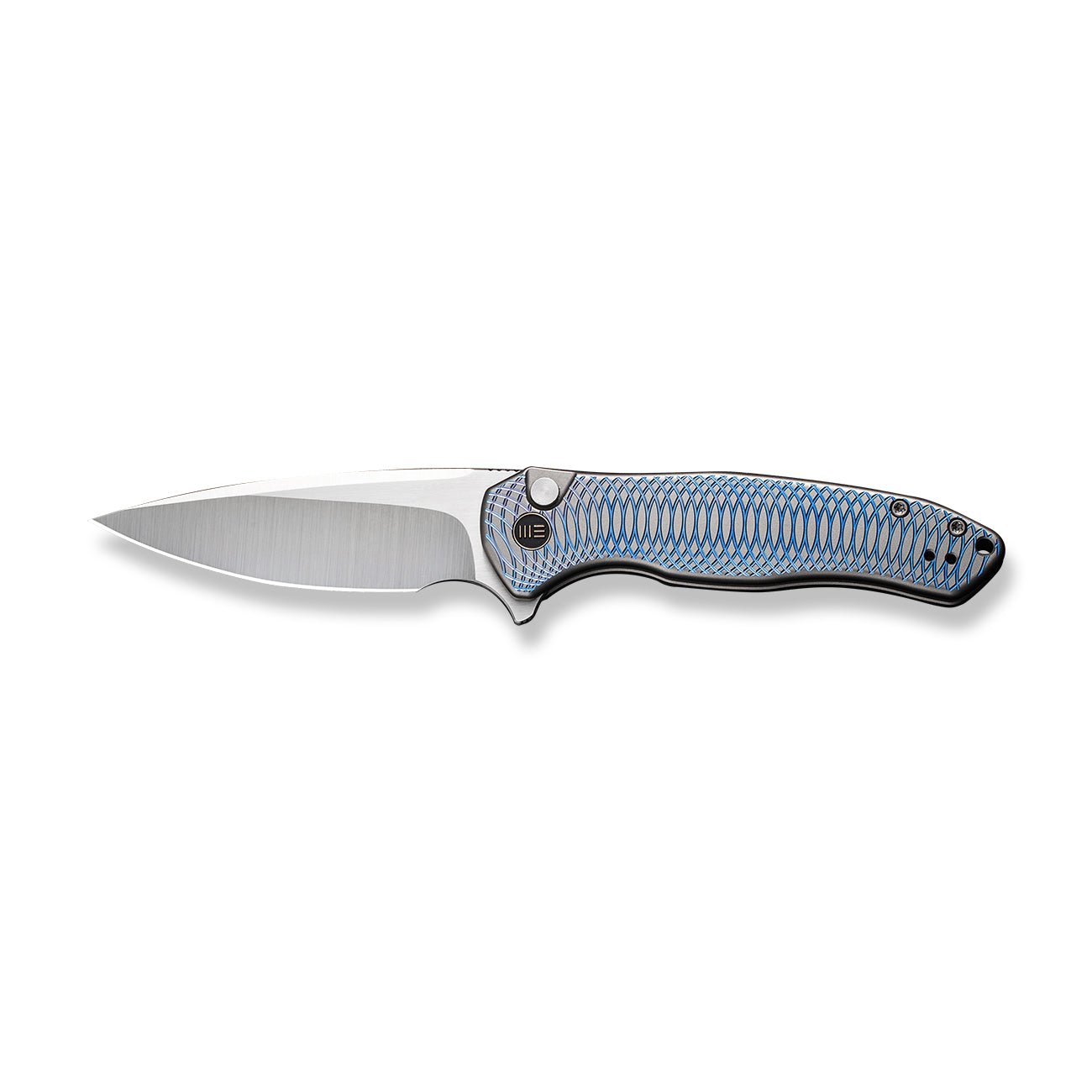 WEKNIFE Button Lock Kitefin CPM-20CV钢 钛柄 WE19002M-3 蓝色 2146 限量版