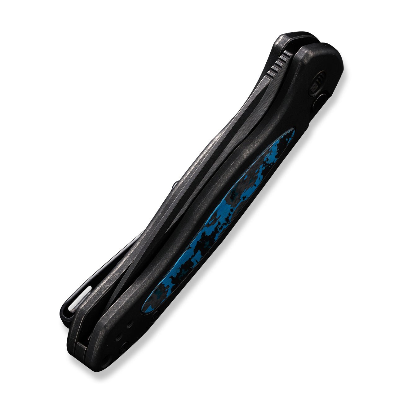 WEKNIFE Button Lock Kitefin CPM-20CV钢 钛+碳纤维 WE19002N-1 黑色 1971 限量版