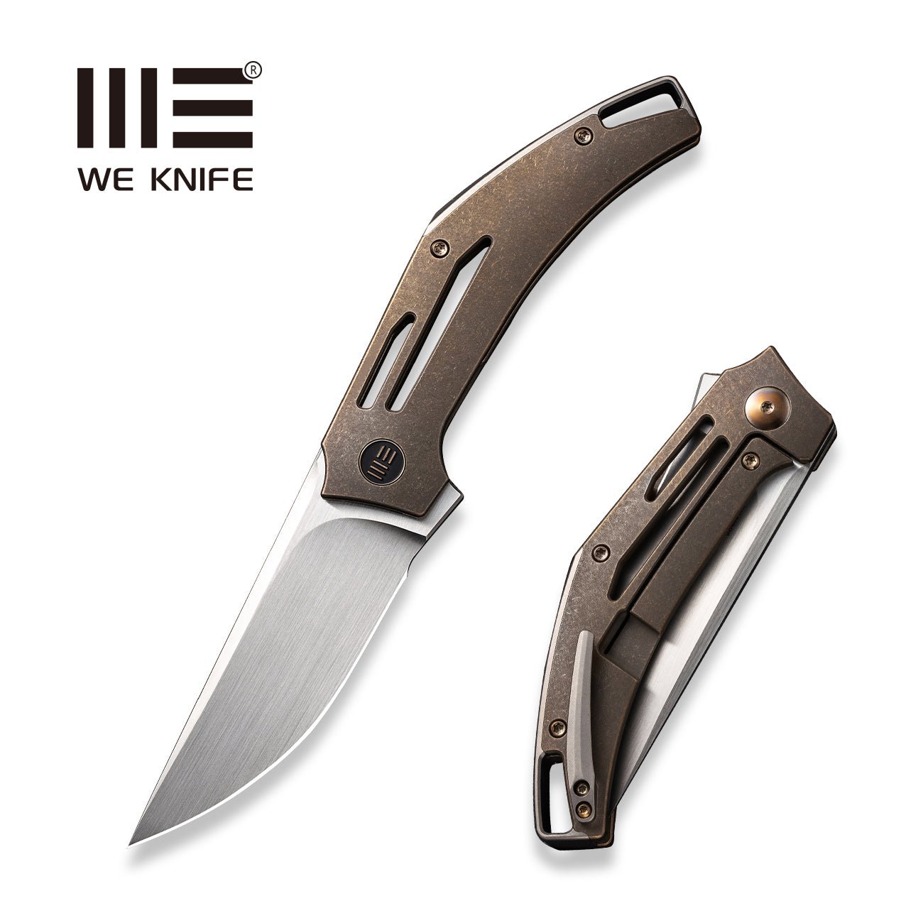 WEKNIFE Speedliner CPM-20CV钢 钛柄 WE22045C-2 棕色 2730