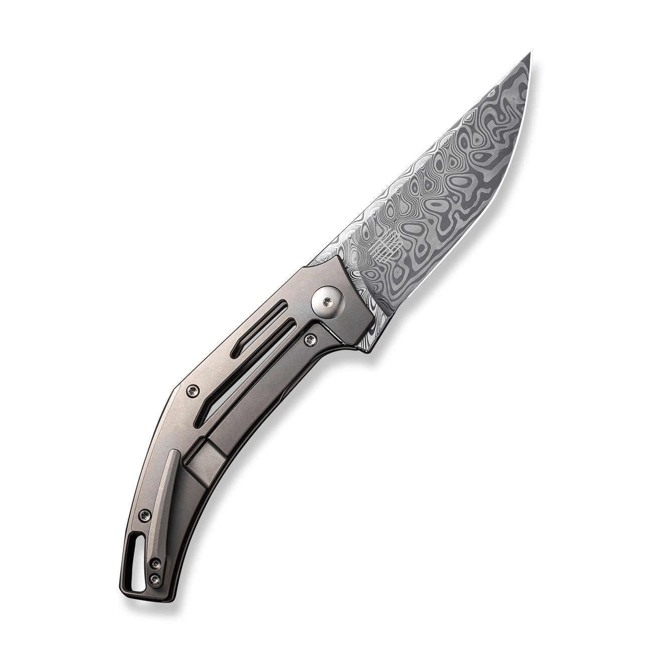 WEKNIFE Speedliner 大马士革钢 钛柄 WE22045C-DS1 灰色 5366