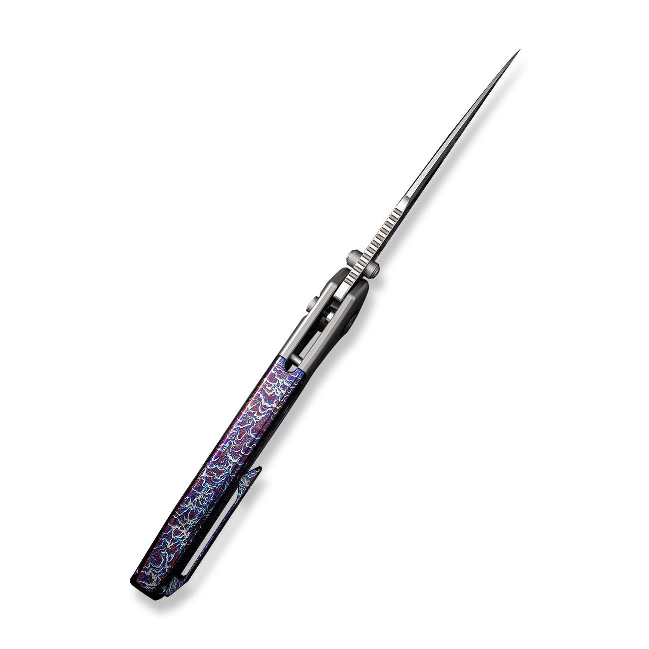 WEKNIFE Ziffius CPM-20CV钢 钛柄 WE22024D-4 灰色 3084