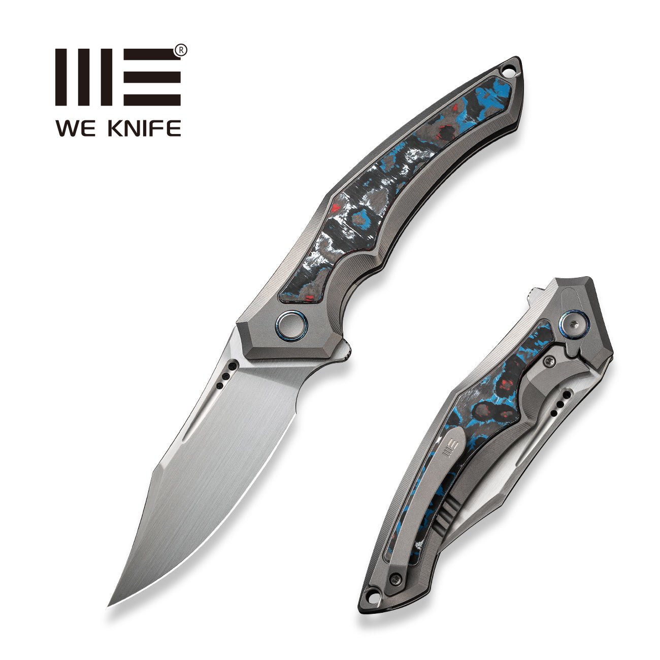 WEKNIFE Orpheus CPM-20CV钢 钛+碳纤维柄 WE23009-4 3431 限量版