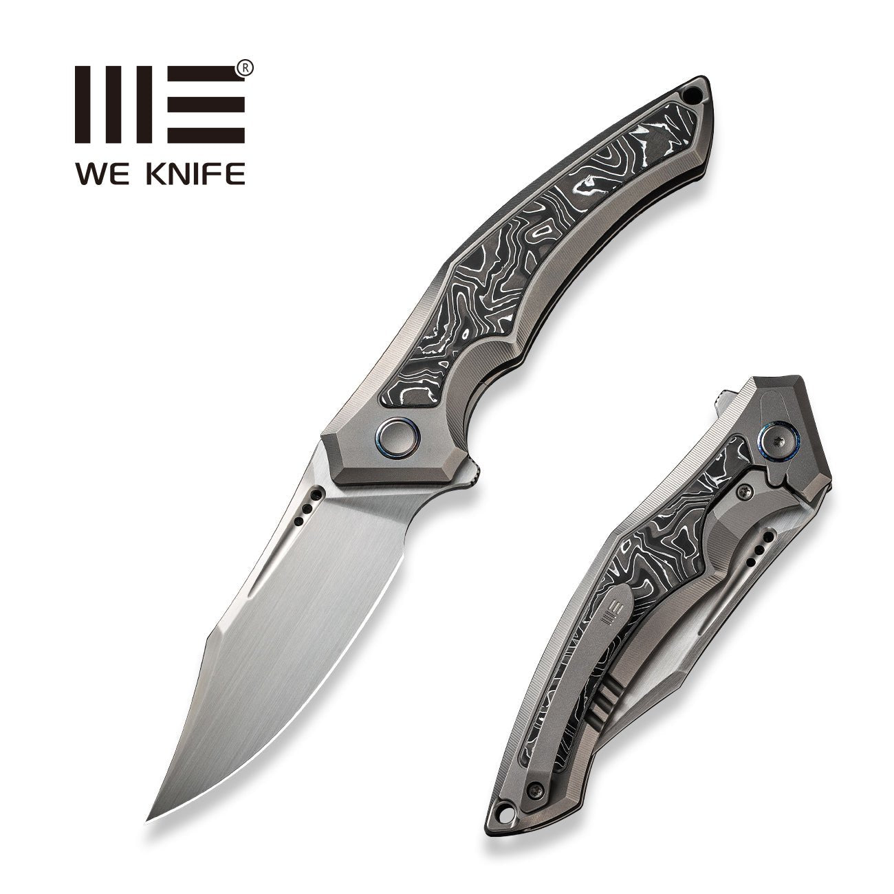 WEKNIFE Orpheus CPM-20CV钢 钛+碳纤维柄 WE23009-2 3285 限量版