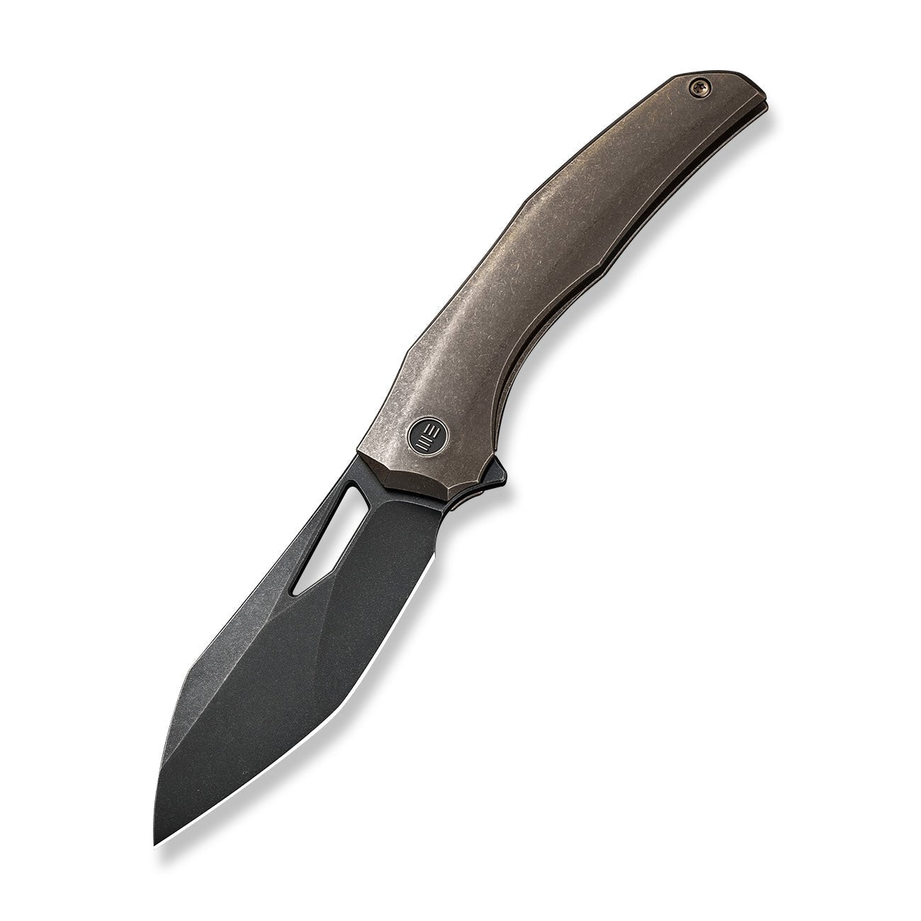 WEKNIFE Ignio CPM-20CV钢 钛柄 WE22042B-2 棕色 2482