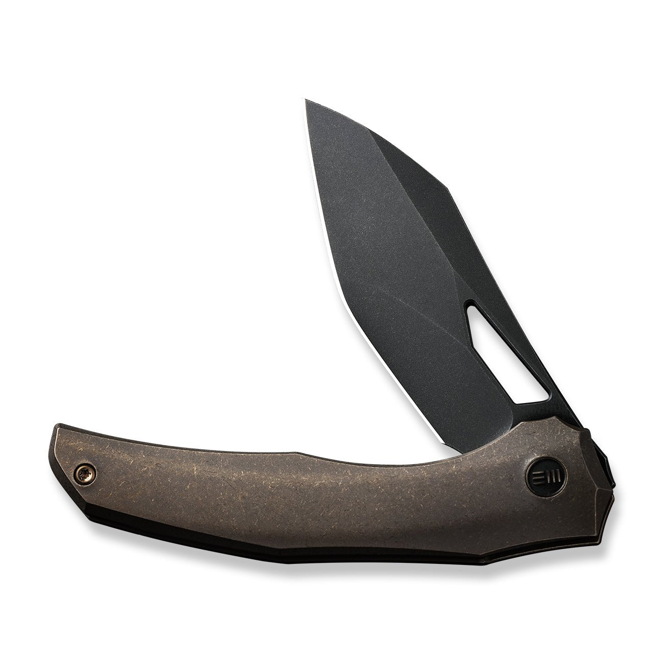 WEKNIFE Ignio CPM-20CV钢 钛柄 WE22042B-2 棕色 2482