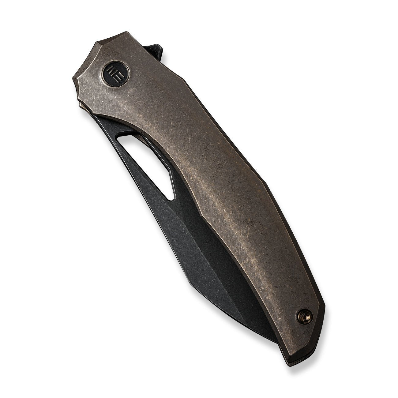 WEKNIFE Ignio CPM-20CV钢 钛柄 WE22042B-2 棕色 2482