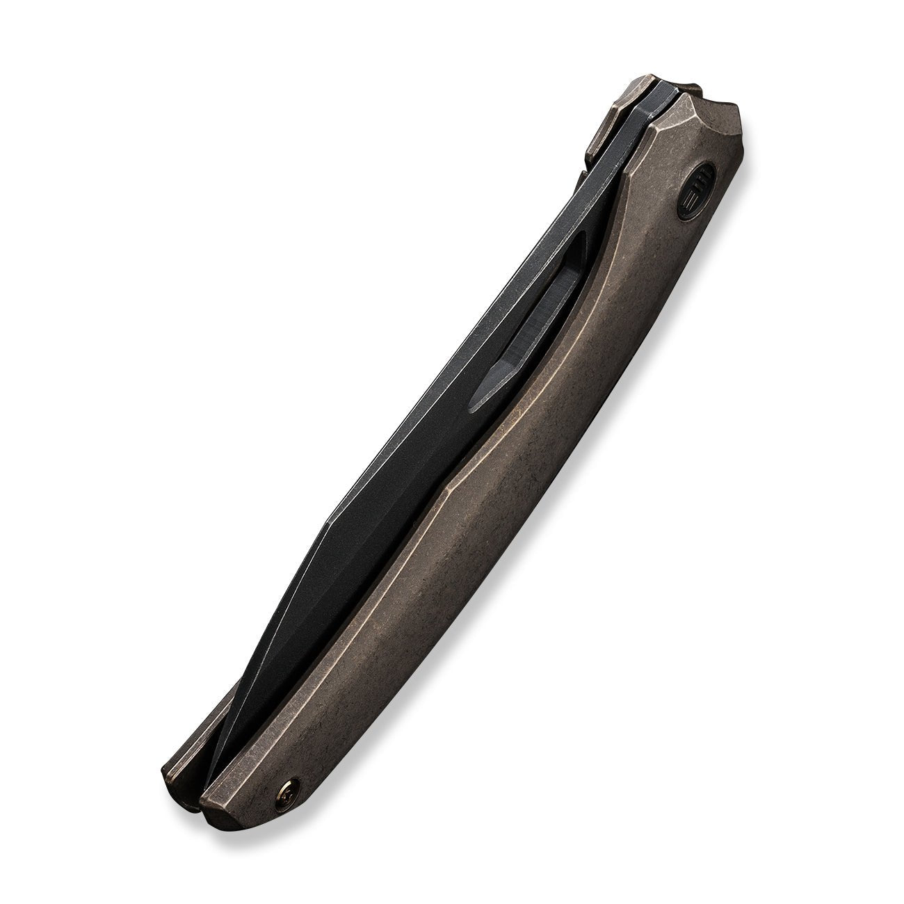 WEKNIFE Ignio CPM-20CV钢 钛柄 WE22042B-2 棕色 2482