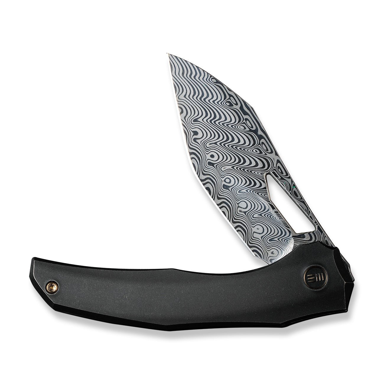 WEKNIFE Ignio 大马士革钢 钛柄 WE22042B-DS1 黑色 5282