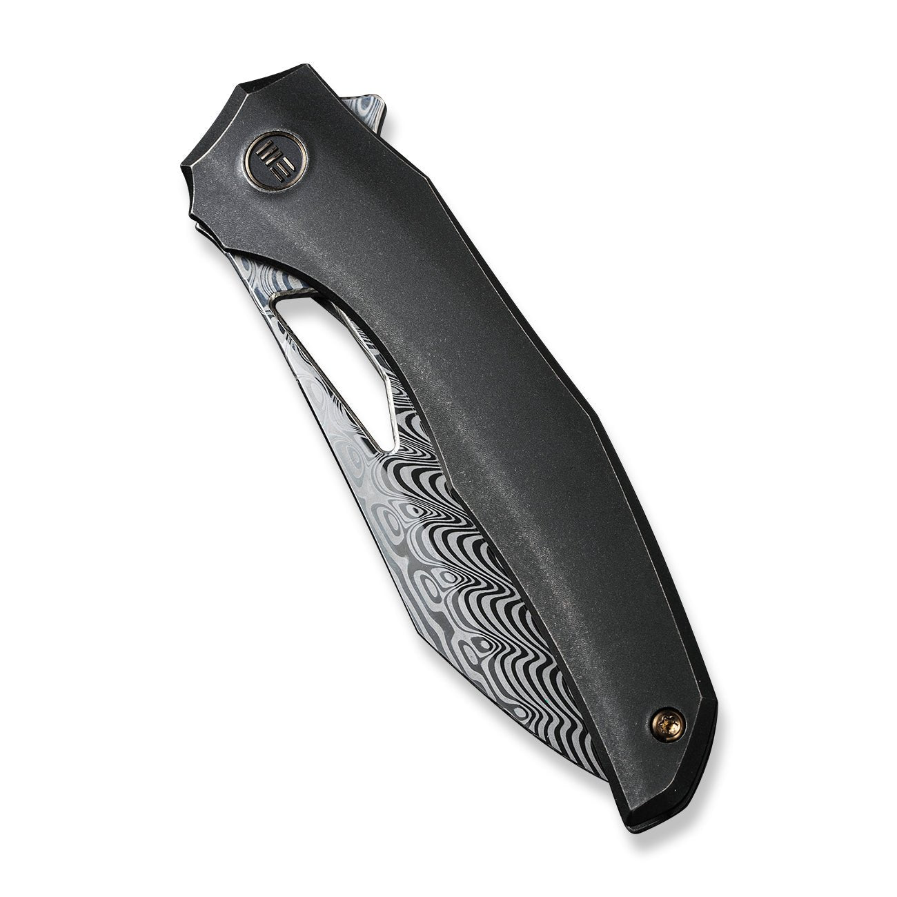 WEKNIFE Ignio 大马士革钢 钛柄 WE22042B-DS1 黑色 5282