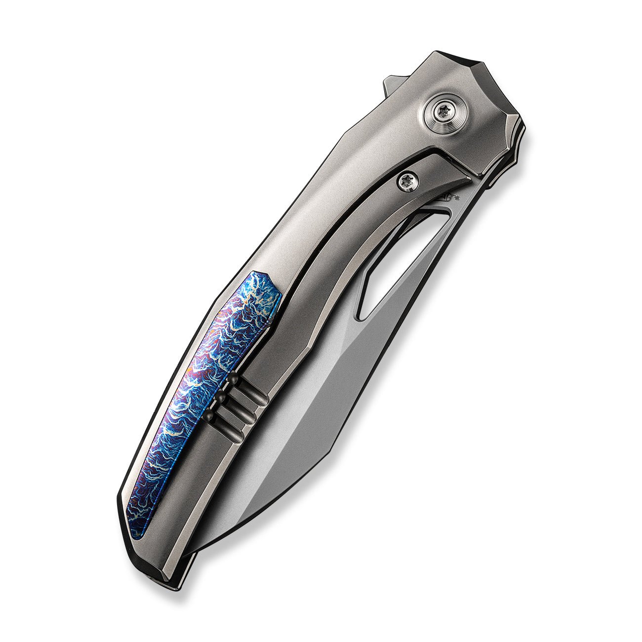 WEKNIFE Ignio CPM-20CV钢 钛柄 WE22042B-4 灰色 2555