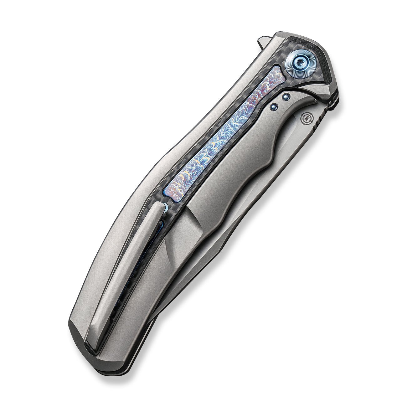 WEKNIFE Zonda  CPM-20CV钢 钛+碳纤维柄 WE22016-2 灰色 3431