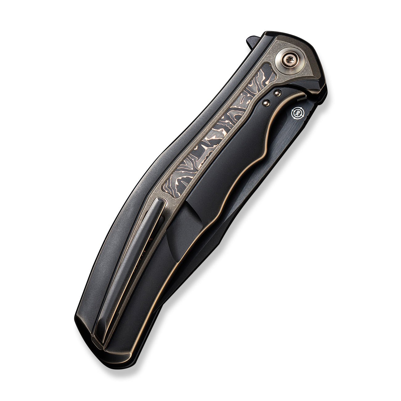 WEKNIFE Zonda CPM-20CV钢 钛+碳纤维柄 WE22016-3 青铜色 3504