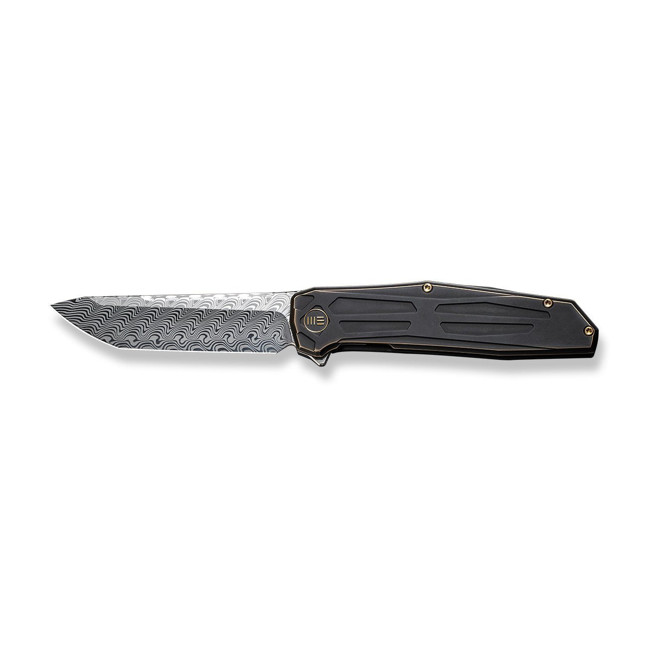 WEKNIFE Shadowfire 大马士革钢 钛柄 WE22035-DS1 青铜色 5316