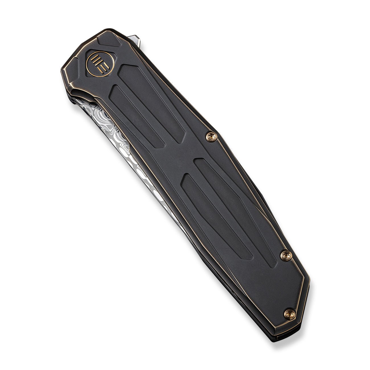 WEKNIFE Shadowfire 大马士革钢 钛柄 WE22035-DS1 青铜色 5316