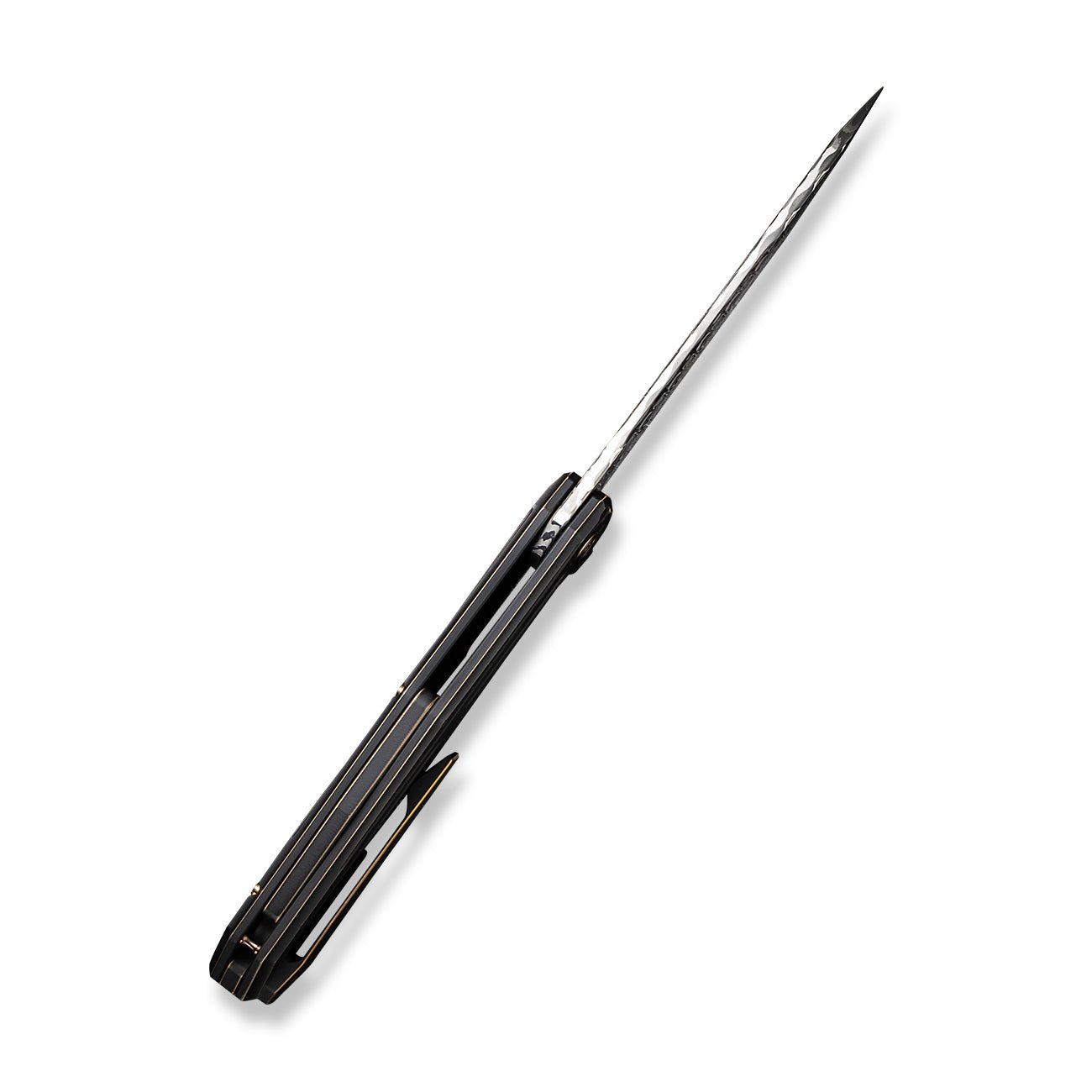 WEKNIFE Shadowfire 大马士革钢 钛柄 WE22035-DS1 青铜色 5316