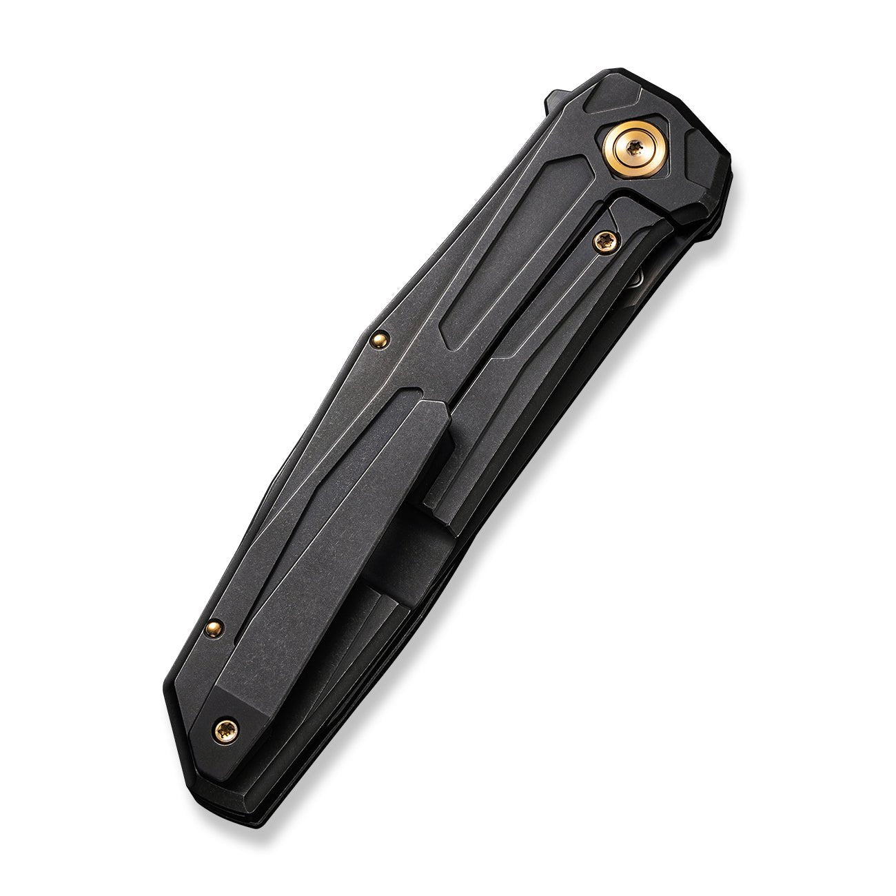 WEKNIFE Shadowfire CPM-20CV钢 钛柄 WE22035-1 黑色 2576