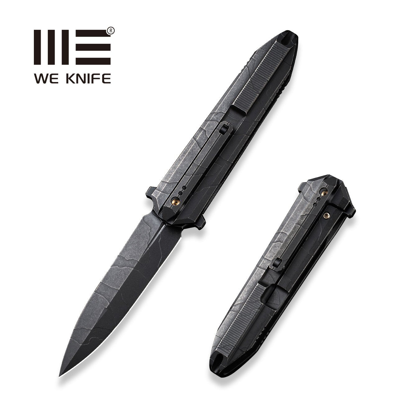 WEKNIFE Diatomic CPM-20CV钢 钛柄 WE22032-4 黑色 3431