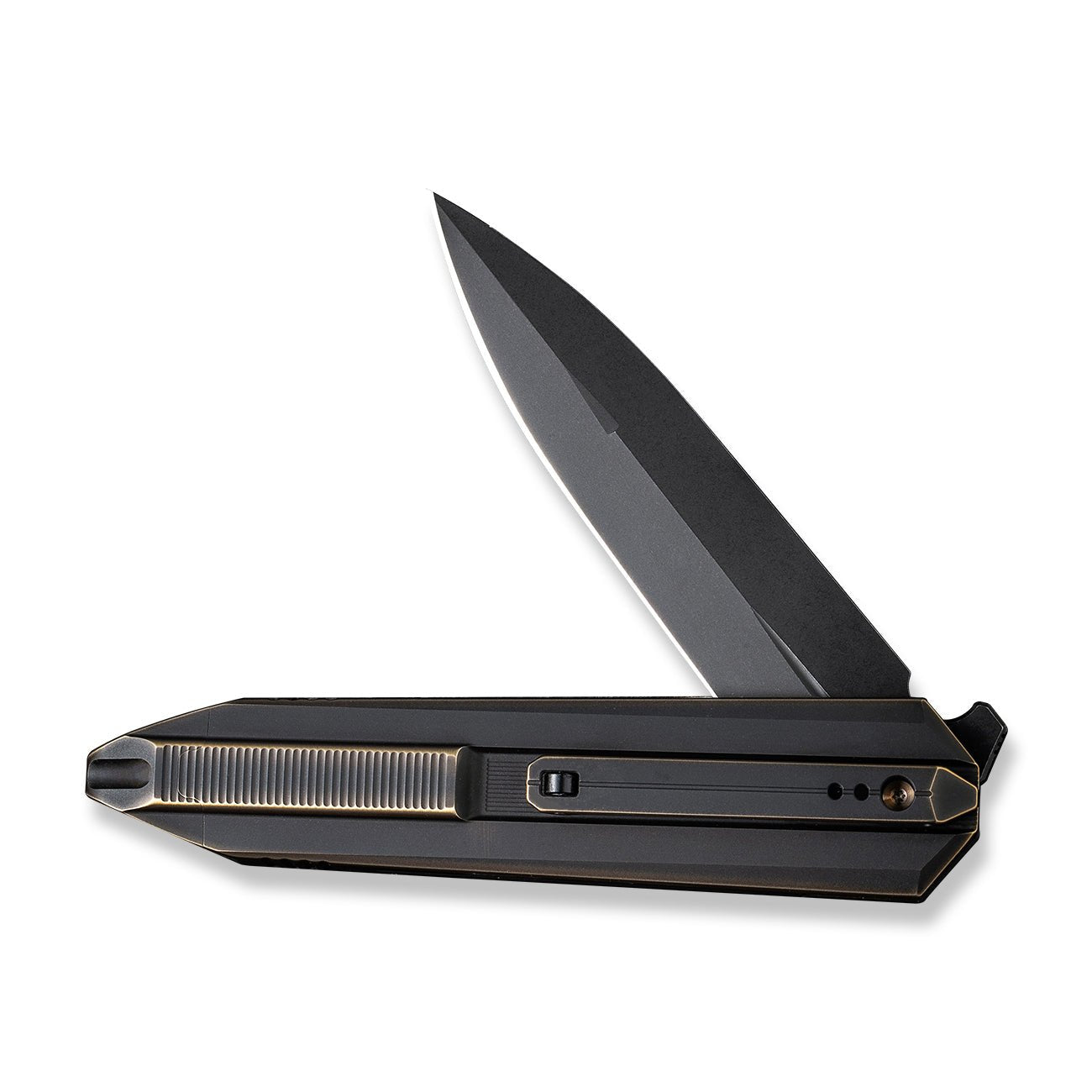 WEKNIFE Diatomic CPM-20CV钢 钛柄 WE22032-1 黑色 3358