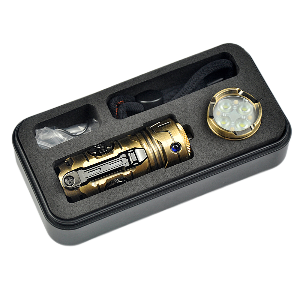 漫客时光卷轴三代EDC手电 Mankerlight Timeback III 青铜做旧