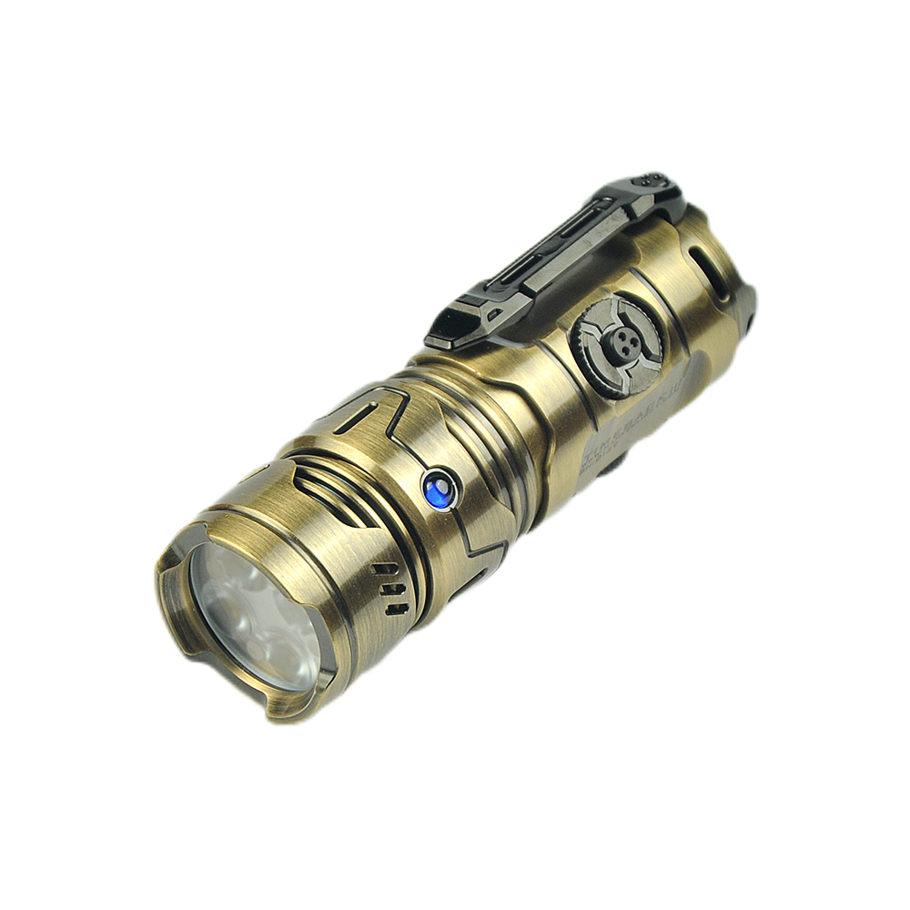 漫客时光卷轴三代EDC手电 Mankerlight Timeback III 青铜做旧