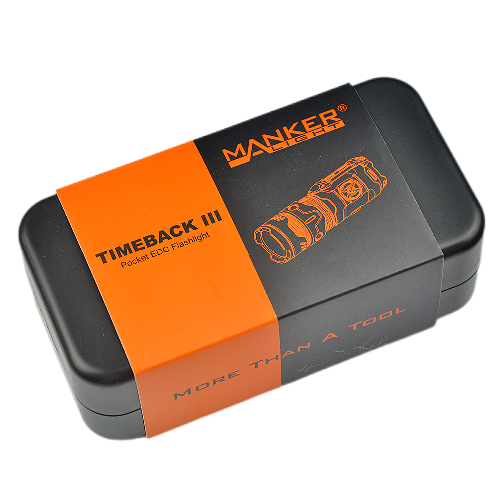 漫客时光卷轴三代EDC手电 Mankerlight Timeback III 钛合金PVD黑色