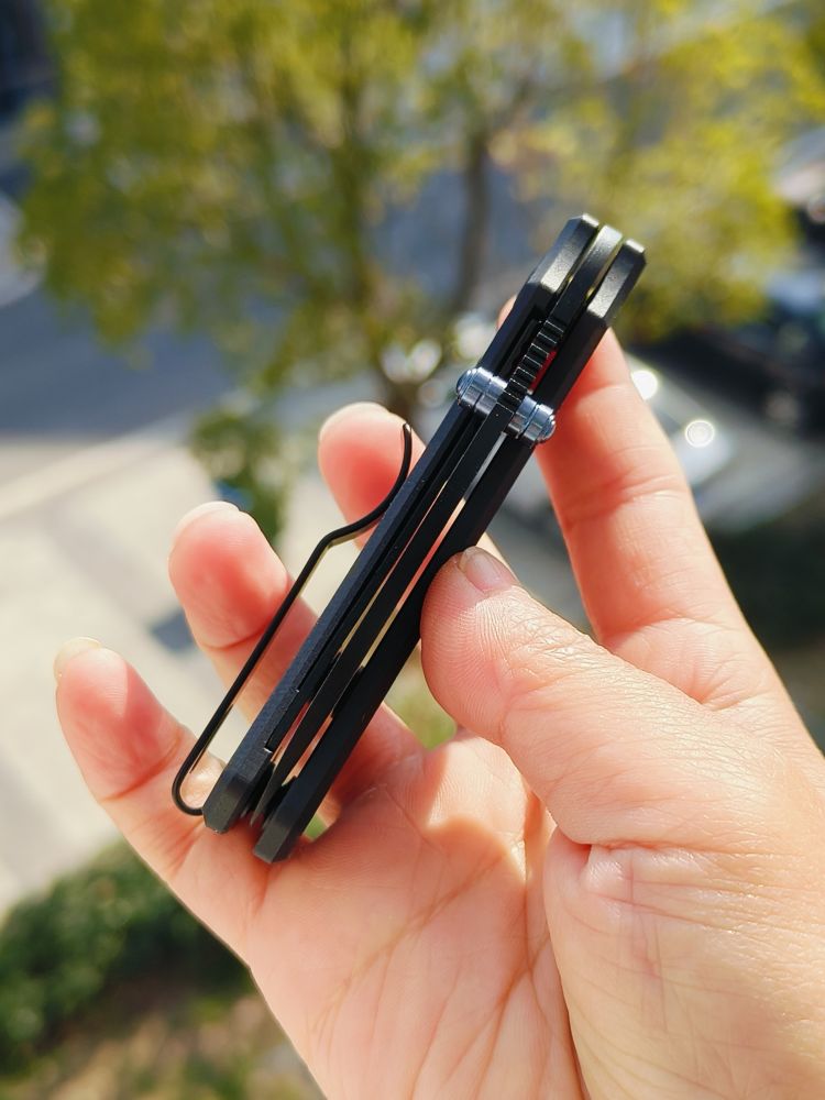 🔥 CIVIVI Baby Banter 大马士革钢 碳纤维+G10柄 C19068S-DS1 黑色 728