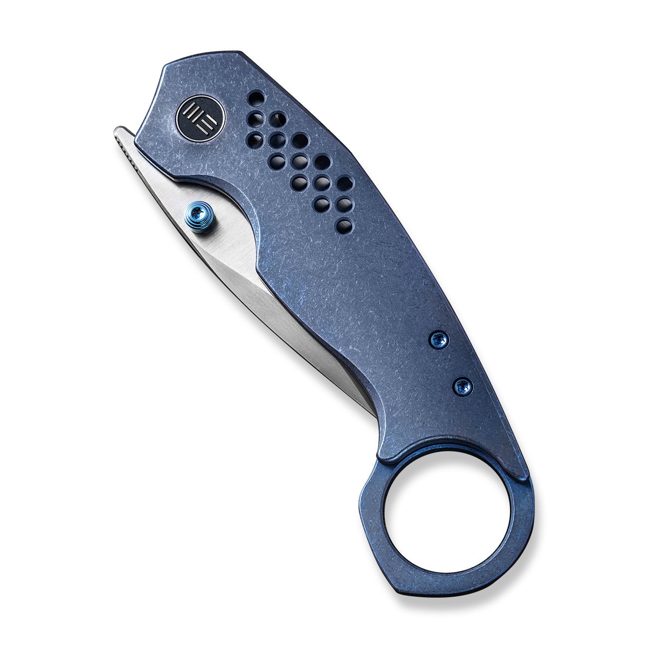 WEKNIFE Envisage CPM-20CV钢 钛柄 WE22013-4 蓝色 2446